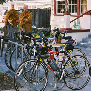 monks and bikes